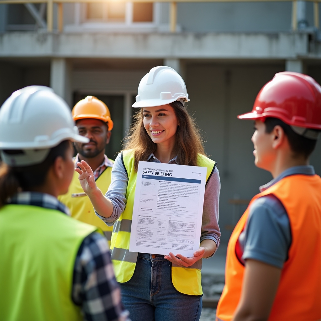 Инструктаж по безопасности на строительной площадке