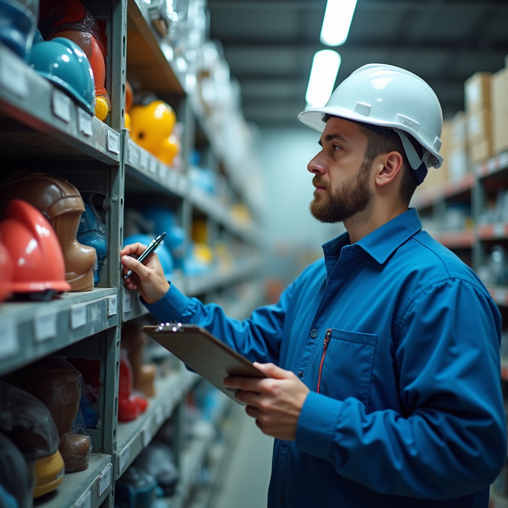 Проверка средств индивидуальной защиты на производстве